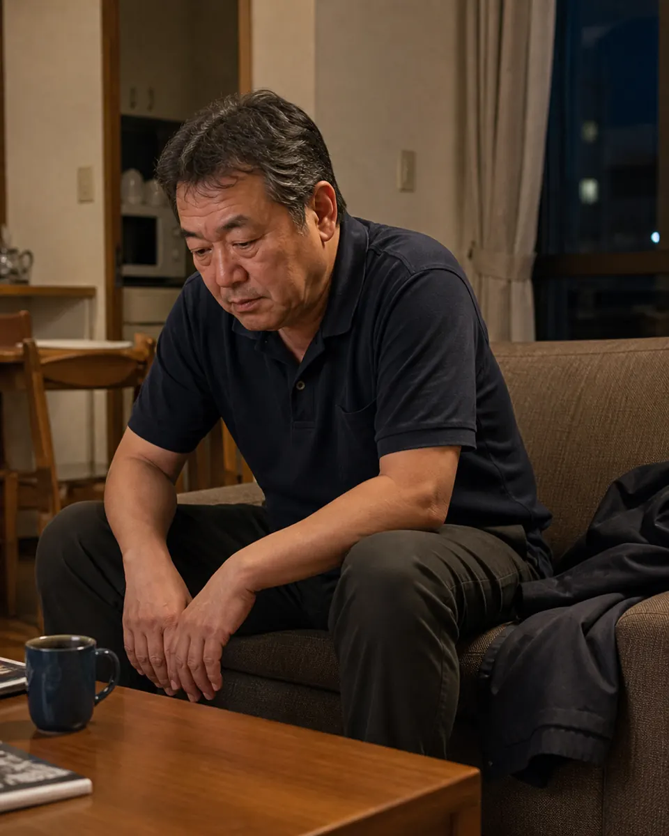 全身の重だるさが気になる50代男性のイメージ